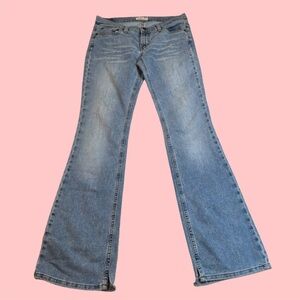 Vintage American Eagle Y2K Low Rise Flared Medium Wash Denim Women’s 8 Long